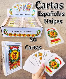 Naipes Cartas Españolas x 50 importada