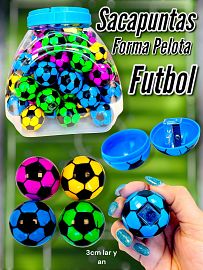 Balde Sacapuntas Forma Pelota de Futbol
