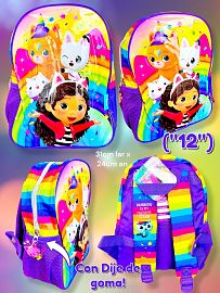 Mochila 12''  Gaby y la Casa de Muñecas Amigos 