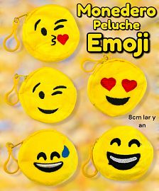 Monedero Peluche Emoji 