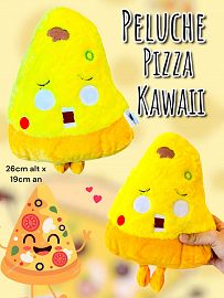 Peluche Pizza Kawaii  26cm