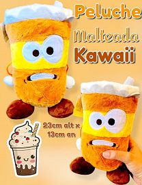 Peluche Malteada Kawaii 23cm
