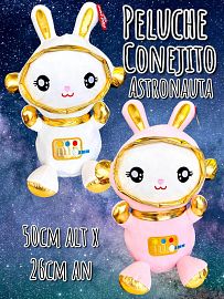 Peluche Conejito Astronauta 50cm 