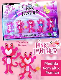 Blister Figuras Pantera Rosa 