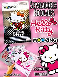 Set x 6 Separadores Escolares Hello Kitty Mooving 