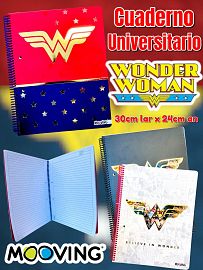 Cuaderno Universitario Rayado Wonder Woman 