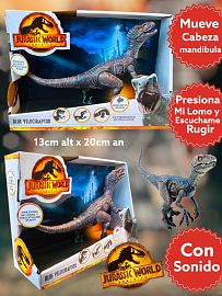 Dinosaurio Velocirator Jurassic World Con Sonido 