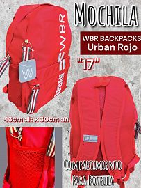 Mochila WBR Backpacks Urban Rojo 