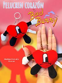 Peluchin Corazon Bad Bunny