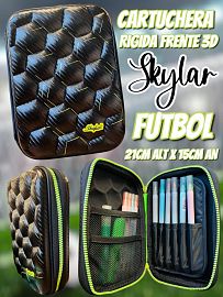 Cartuchera Rigida Frente 3D Skylar Futbol