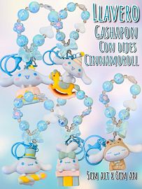 Llavero Gashapon Con Dijes Cinnamoroll