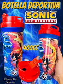 Botella Tapa Deportiva Sonic 400cc