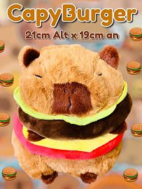 Peluche CapyBurger 21cm 