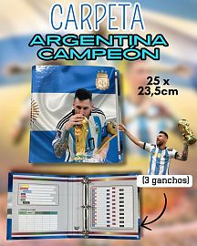 Carpeta 3x40 ARGENTINA CAMPEON