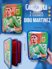Cartuchera Dibu Martinez 2 Cierres