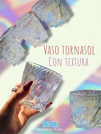 Vaso Textura Tornasol  265 ml 