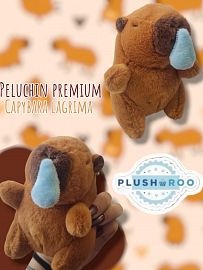 Peluchin Premium PLUSHAROO Capybara Lagrima