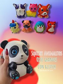 Squishy Animalitos Ojos Grandes tipo TY Surtidos 14cm