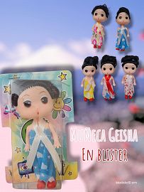 Muñeca Geisha 10 cm En Blister