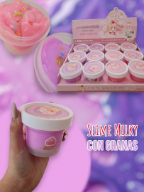Slime Milky con Granas 