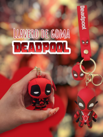 Llaveros Premium De Goma Deadpool