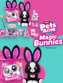 Pets Alive Conejo Magico Interactivo Magic Bunnies 32cm