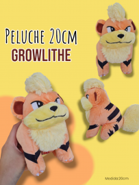Peluche Pokemon GROWLITHE 20cm