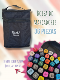 Bolsa de Marcadores 36 Unidades