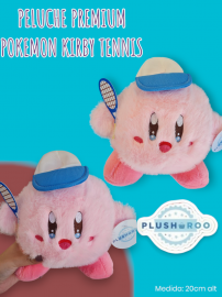 Peluche Premium PLUSHAROO Pokemon Kirby Tennis