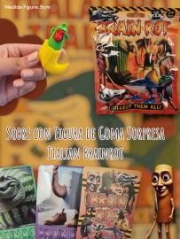 Sobre con Figura de Goma Sorpresa Italian Brainrot TRALALERO