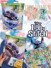 Libro Juegos Y Actividades con 100 Stickers Lilo y Stitch 