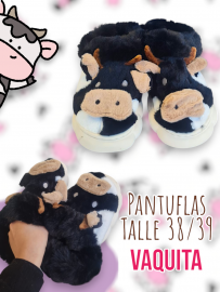 Pantuflas Vaquita Talle 38/39