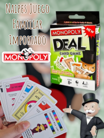 Naipes Monopoly Juego Familiar Importado 
