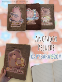 Anotador Peluche Capybara 22cm