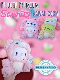 Peluche Premium PLUSHAROO Sanrio Kawaii 25cm