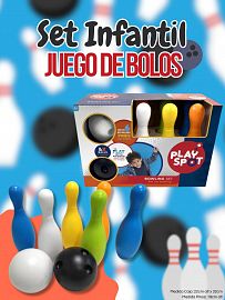 Set Juego De Bolos Infantil