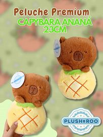 Peluche Premium PLUSHAROO Capybara Anana 23cm