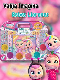 Valija Imagina XL Bebe Llorones 37 cm