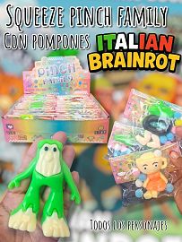 Squeeze Pinch Family Italian Brainrot